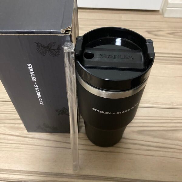 スタバ starbuck スターバックス タンブラー スタンレー 黒 591ml