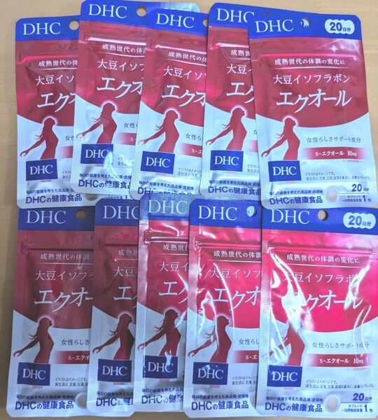 DHC 大豆イソフラボン エクオール 20日分(20粒)×10袋