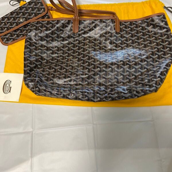 GOYARD ゴヤール サンルイPM トートバッグ ポーチ付き