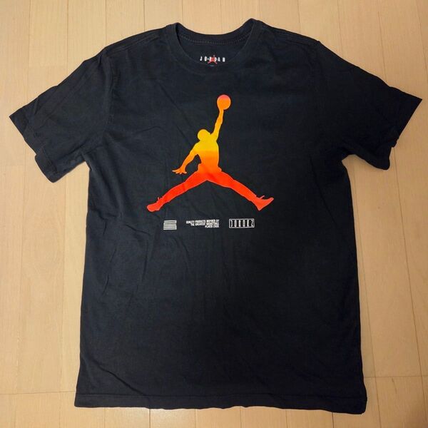 レア物 AIR JORDAN エアージョーダン Tシャツ Mサイズ 黒 ブラック