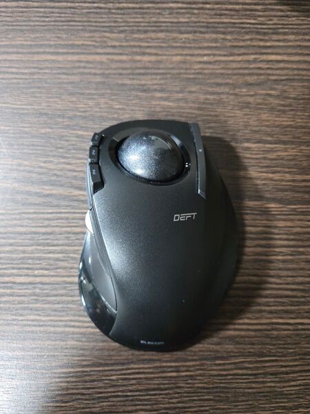 エレコム マウス ワイヤレス (レシーバー付属) トラックボール 人差し指用 8ボタン ブラック M-DT2DRBK