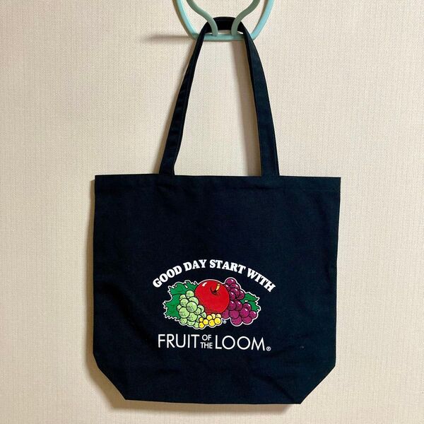 フルーツオブザルーム トートバッグ 黒 FRUIT OF THE LOOM ブラック