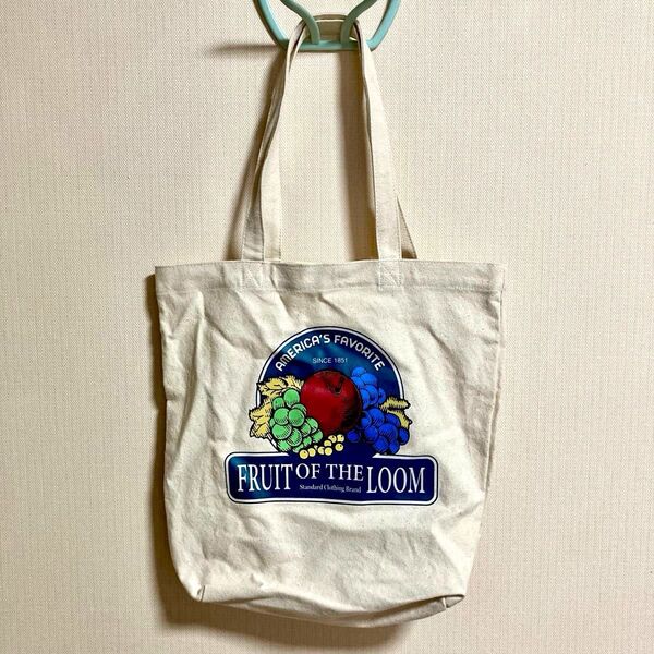 フルーツオブザルーム トートバッグ ベージュ FRUIT OF THE LOOM 生成り