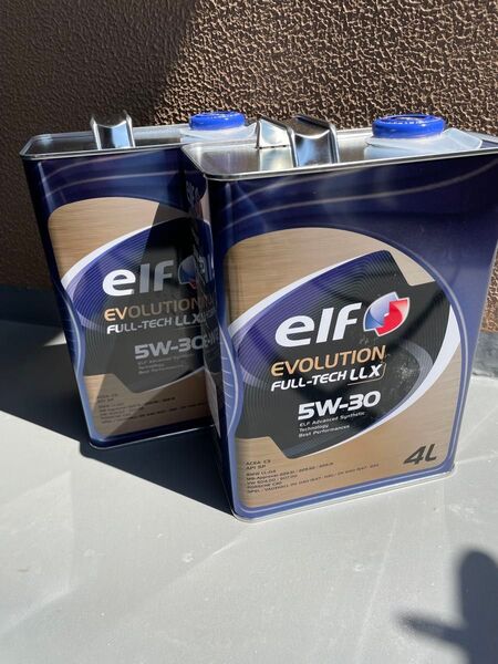 elf EVOLUTION FULL TECH LLX 5W-30 4L 2個セット 合計8L ACEA:C3