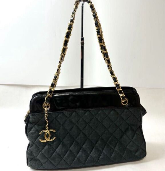 CHANEL シャネル マトラッセ ココマーク チェーン ショルダー シリアルシールあり