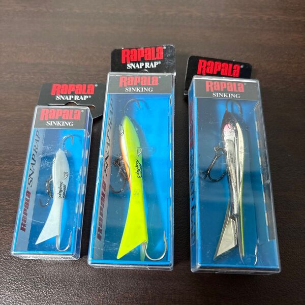 ラパラ スナップラップ 3個セット ルアー 青物 シーバス 根魚 ジグ アイスジグ 釣り 9g 24g