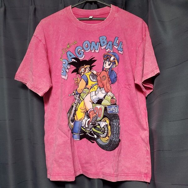 ドラゴンボール Tシャツ Lサイズ ピンク ヴィンテージ