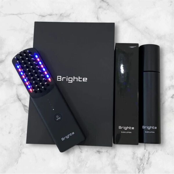 【専用ローション3本無料】brighte ELEKI BRUSH本体 (エレキブラシ)と専用ローションセット美顔器 ほうれい未開封