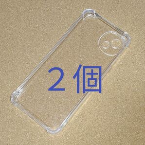 2個セット AQUOS wish4 SH-52E SH-M27 A402SH 角強タイプ 透明 ソフト TPU ケース