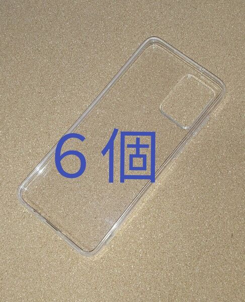 6個セット moto g53y 5G / moto g53j 5G 透明 ソフト TPU ケース