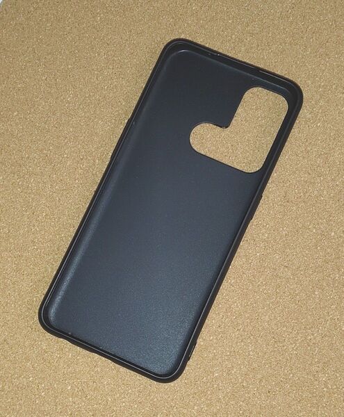 OPPO Reno5A 黒色マット 非光沢 ソフト TPU ケース