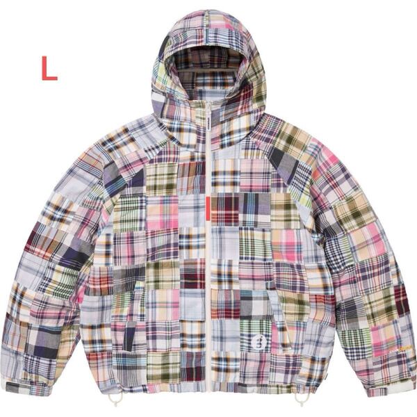 GOODENOUGH Patchwork Madras Hooded Jacket マルチカラー L