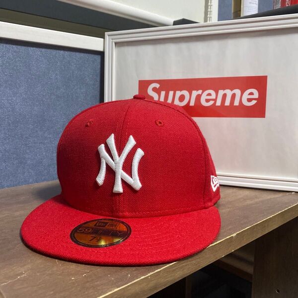 ニューエラ 59FIFTY キャップRED 値下げ可能