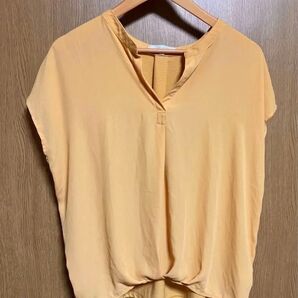 grove フレンチスリーブ トップス Lサイズ