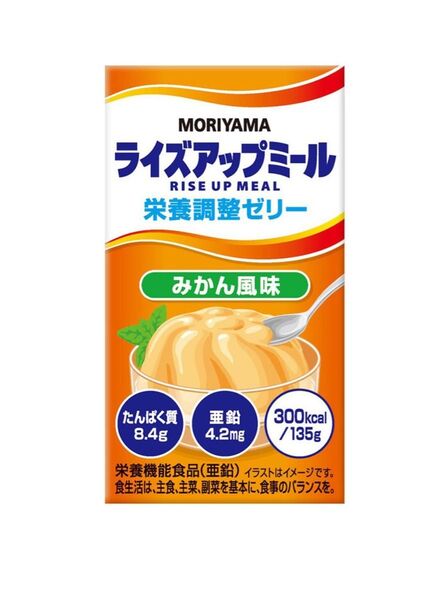 MORIYAMA ライズアップミール 栄養調整ゼリー みかん風味 135g×48本