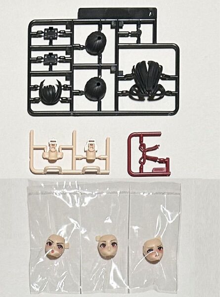 【未組立】メガミデバイス BUSTER DOLL ナイト 素体頭部&フェイスパーツのみ