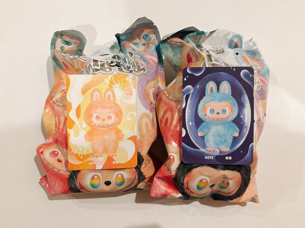 POPMART LABUBU big into energy ラブブ ぬいぐるみ HOPE HAPPINESS