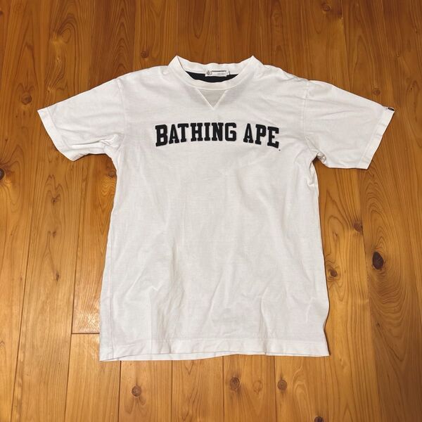 90s アベイシングエイプ Tシャツ BAPE ホワイト 初期タグ NIGO