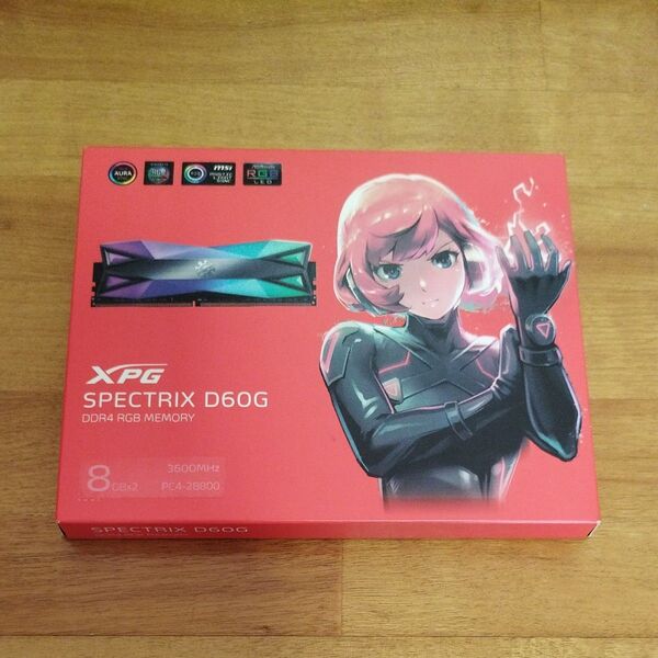 XPG DDR4 D60G RGB 16GB (2x8GB) 3600MHz PC4-28800 CL18-22-22