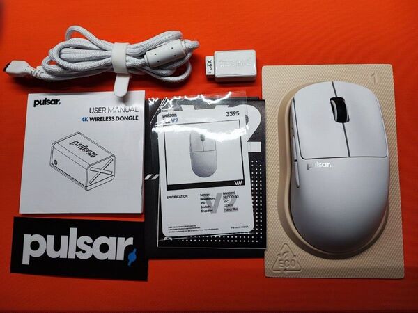 Pulsar X2V2 mini ワイヤレスゲーミングマウス + 4Kドングル