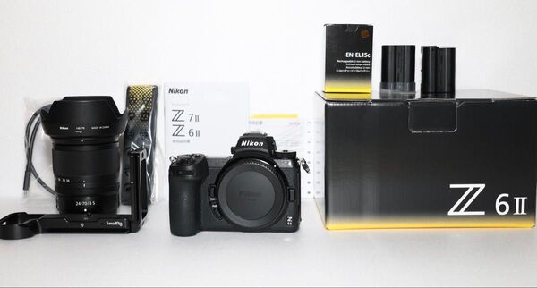 Nikon Z6Ⅱ Z24-70mm f4 S ニコン ミラーレス一眼 レンズキット L字プレート 予備バッテリー