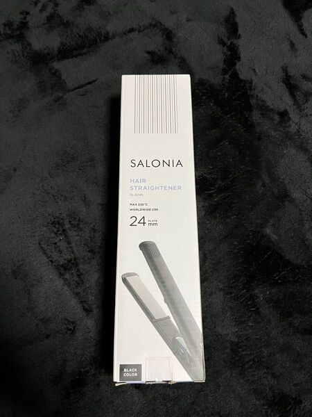 SALONIA ヘアアイロン ブラック 新品