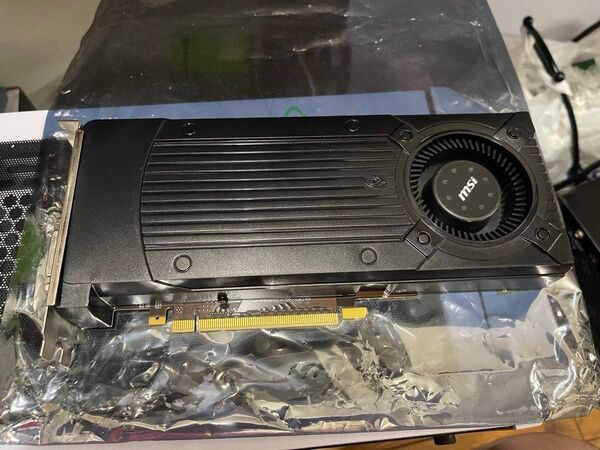 動作確認済 MSI GeForce GTX 960 2GB 分解清掃実施済