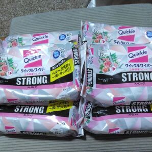 花王クイックルワイパー 立体吸着ウエットシート ストロング 6個 まとめ売り
