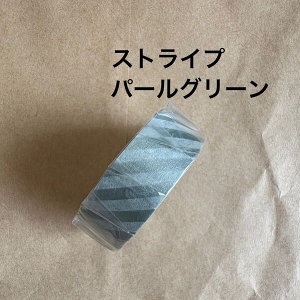 mt マスキングテープ マステ カラバリ 廃盤 ストライプ パールグリーン