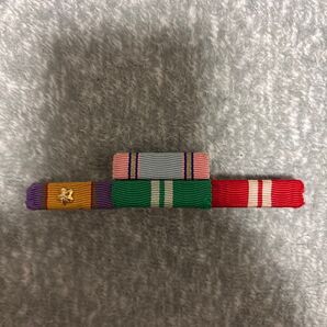 自衛隊 胸章 防衛記念章 2列4連 勲章 ミリタリー