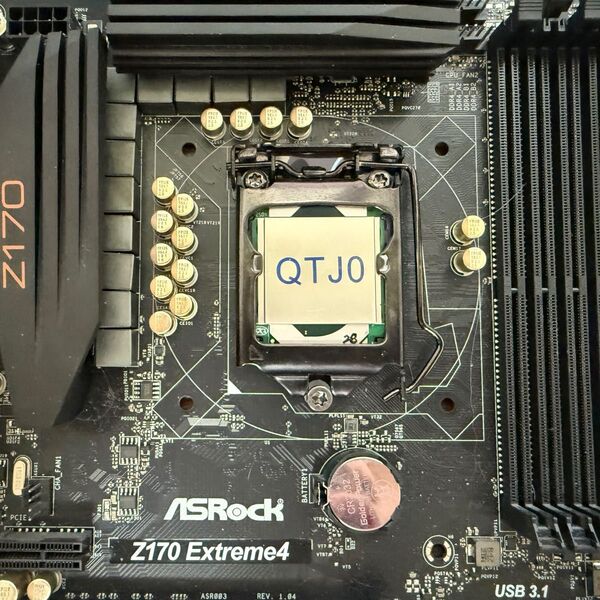 10980HK(ES品)、asrock z170 extreme 4 DDR4-2133 16GB 【動作確認済み】ジャンク扱い