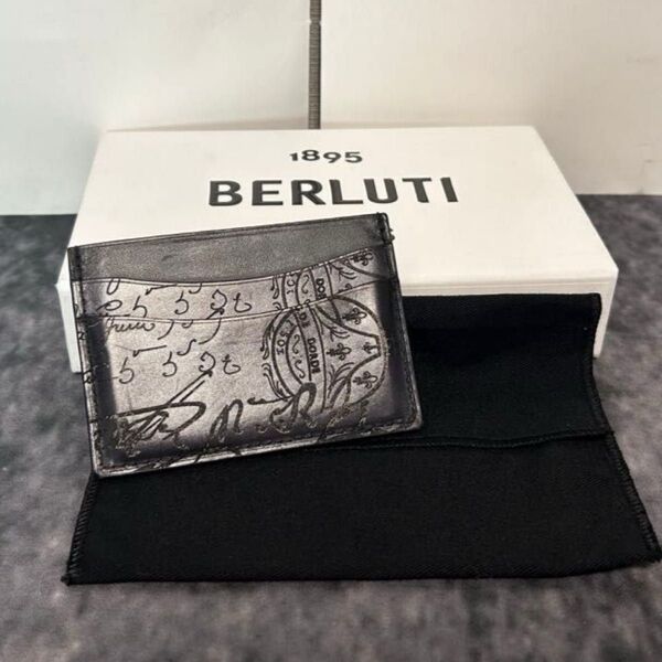 付属品完備 Berluti バンブー ネオ カードケース 名刺入れ スクリット