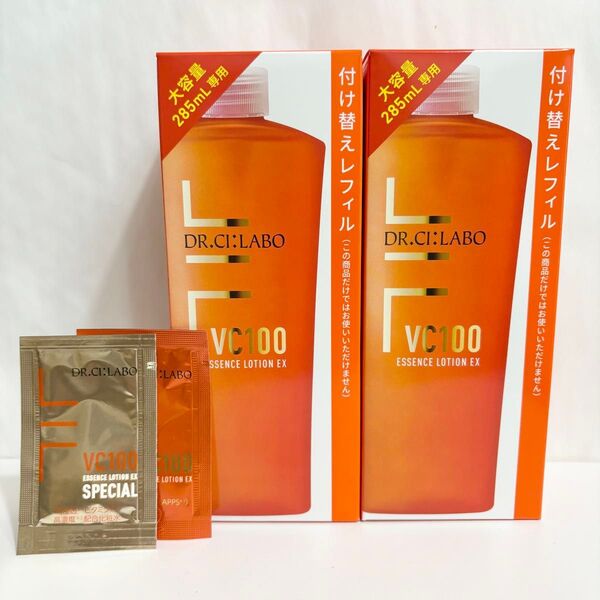 ドクターシーラボVエッセンスローションEX R付け替えレフィル(化粧水)内容量285mL×2サンプル2点付き