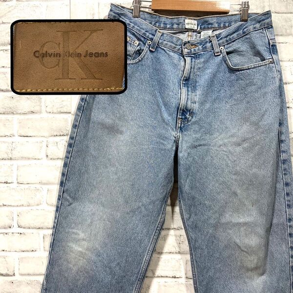 1812 Calvin Klein Jeans カルバンクライン ジーンズ バギーテーパードデニムパンツ 古着