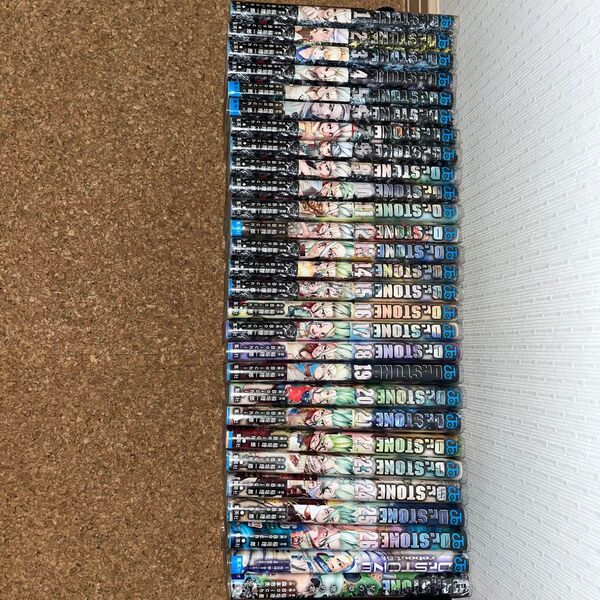 ドクターストーン1〜26全巻セット 初版18巻〜26巻 おまけ リブート白夜、小説 星の地、地の歌 透明ブックカバー付き
