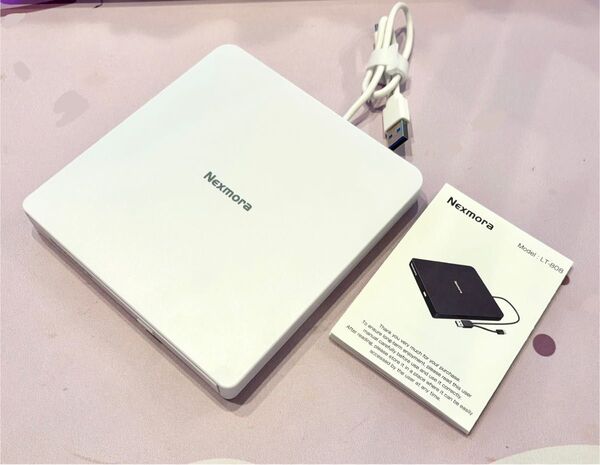 【2025革新型・高速USB3.0対応】 CD DVDドライブ 外付け 静音 DVDプレーヤー 読取/書込可 CDプレーヤー