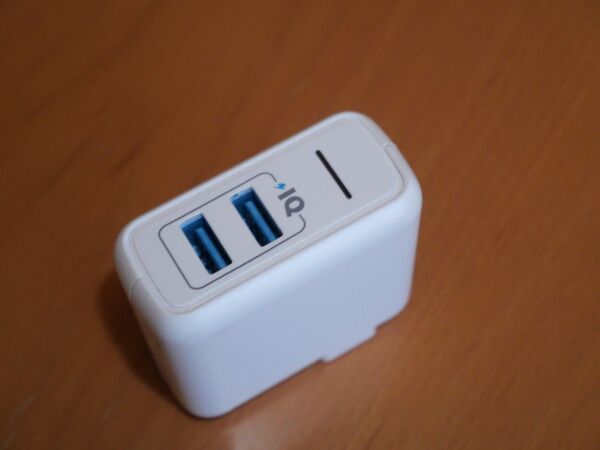 【中古】Anker PowerPort 2 Elite (USB充電器 24W 2ポート) ACアダプター typeーA×2
