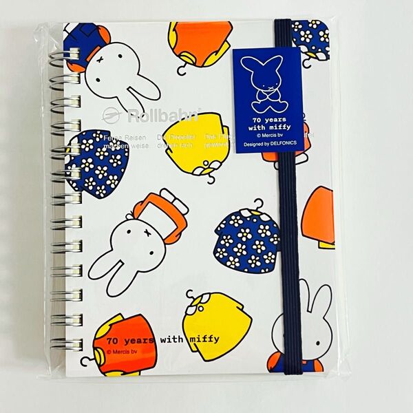 ミッフィー展限定 70周年 ロルバーン ポケット付きメモ M