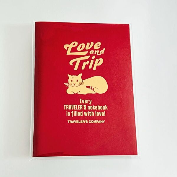 トラベラーズノート リフィル Love and Trip レッド パスポートサイズ
