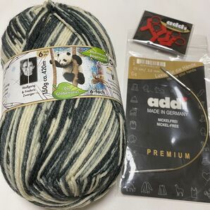 opal毛糸6fach addi輪針 マーカー