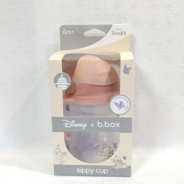 b.boxビーボックス ディズニーシッピーカップ バンビ ストローボトル