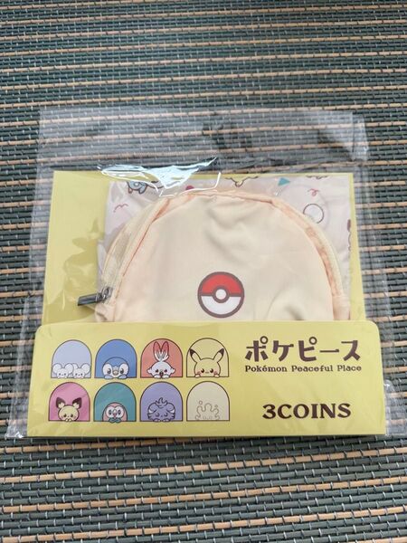 3coins ポケピース エコバッグ ポケモン