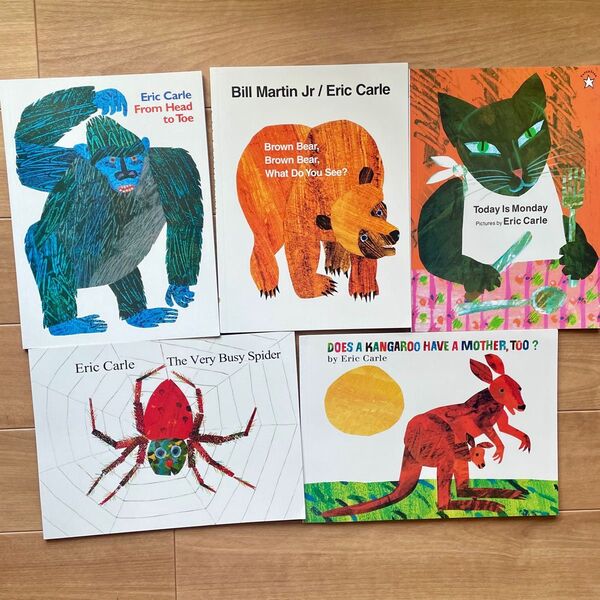 新品Eric Carle エリックカール 英語絵本 まとめ5冊