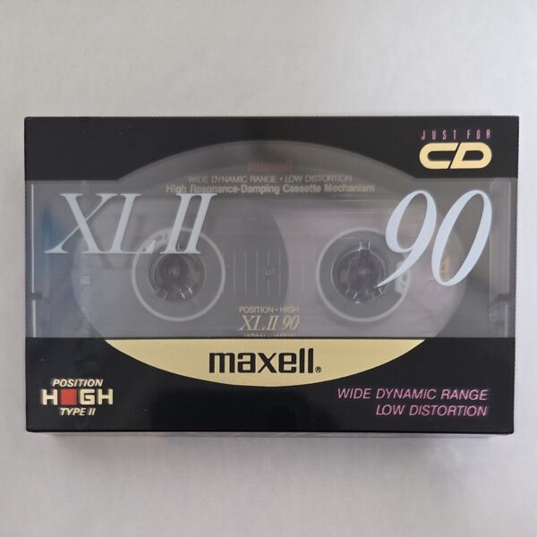 maxell XLⅡ 90分 ハイポジション カセットテープ 未使用 2巻