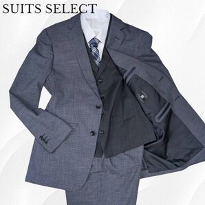 SUIT SELECT スーツセレクト CAFE SOHO REDA スリーピース セットアップ ビジネス テーラードジャケット
