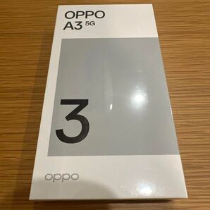 【新品未使用】OPPO A3 5G ブラック