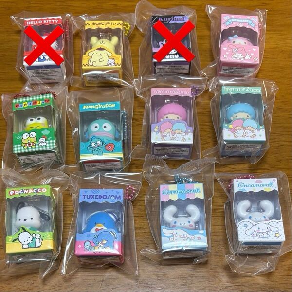 サンリオ ボックスフィギュアコレクション 全12種 シークレット シナモロール クロミ ハンギョドン プリン クロミ 21個