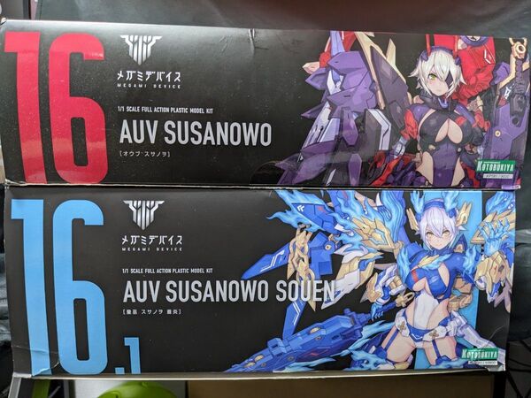 コトブキヤ メガミデバイス 皇巫 スサノヲ 通常 蒼炎 セット