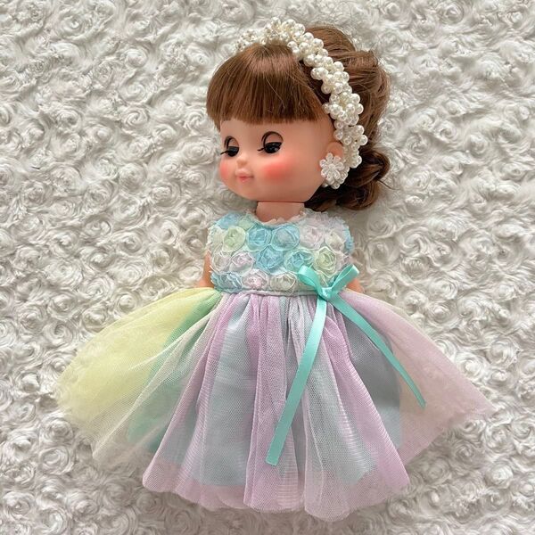 レインボードレス メルちゃん ソランちゃん 服 ワンピース 靴 ドレス サンダル