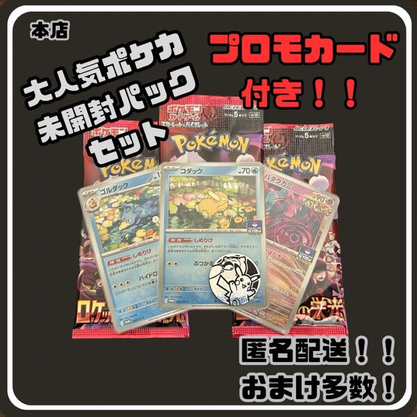 早い者勝ち 未開封パック付き 見えるポケカお楽しみセット ポケモンカード プロモ 数量限定